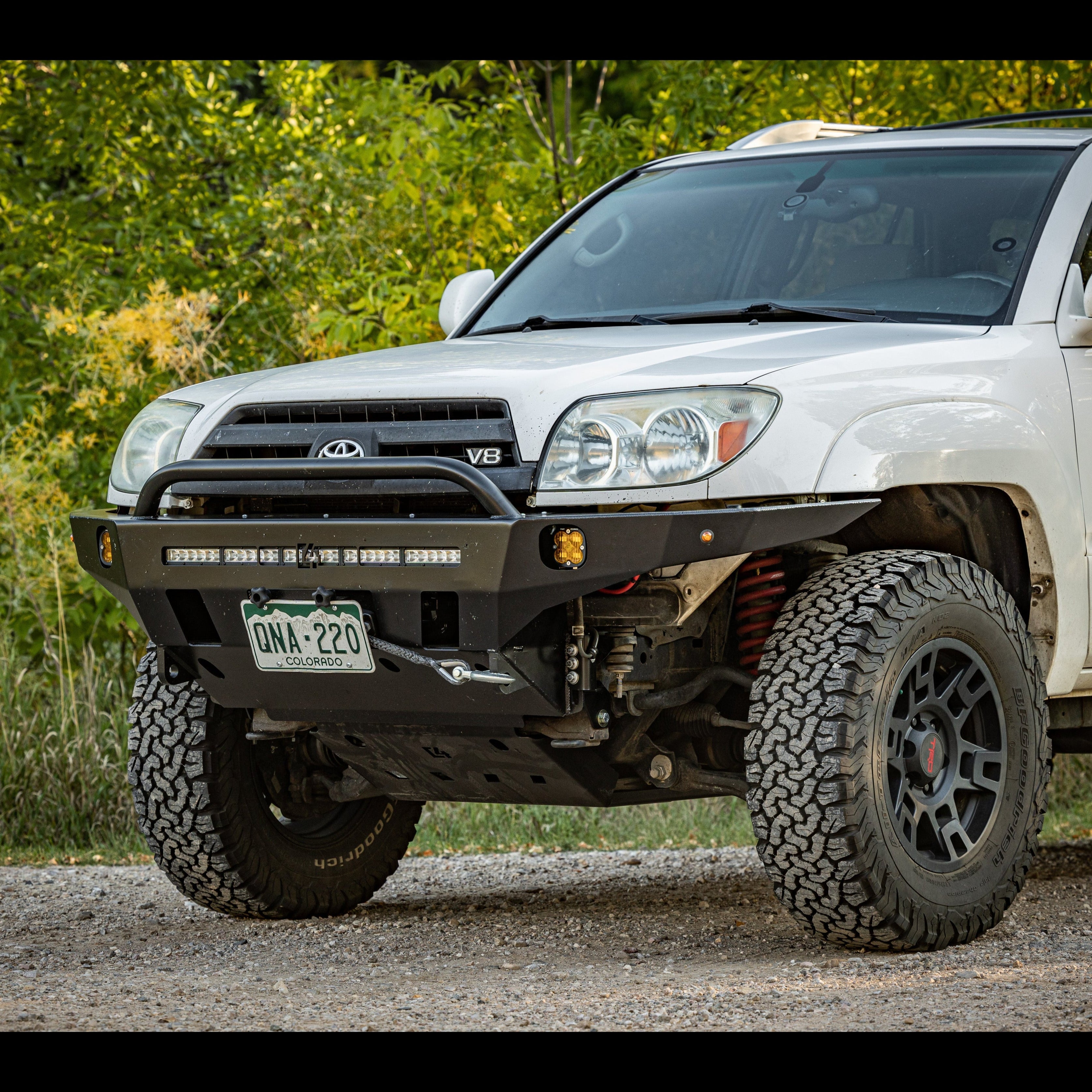 4Runner Overland Series front bumper for 2003-2009 models, designed for offroad durability and enhanced protection.