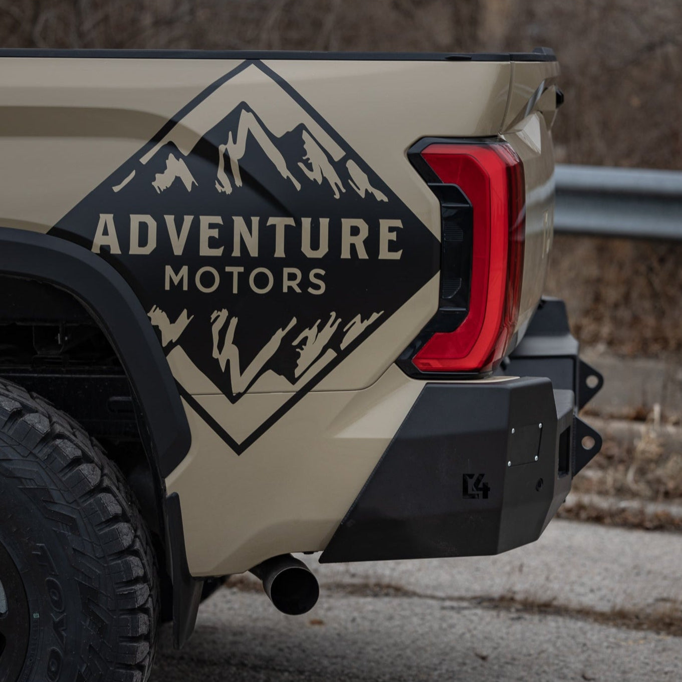 Tundra Overland Series Rear Bumper / 3rd Gen / 2022-2025