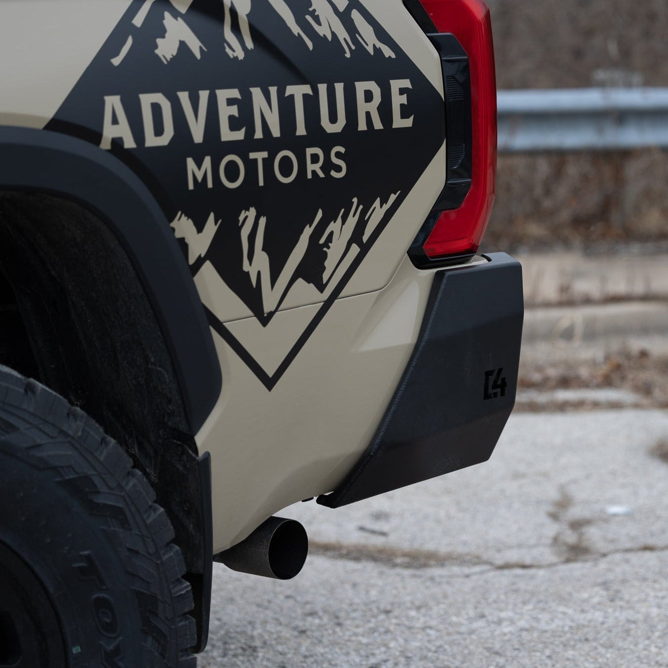 Tundra Overland Series Rear Bumper / 3rd Gen / 2022-2025