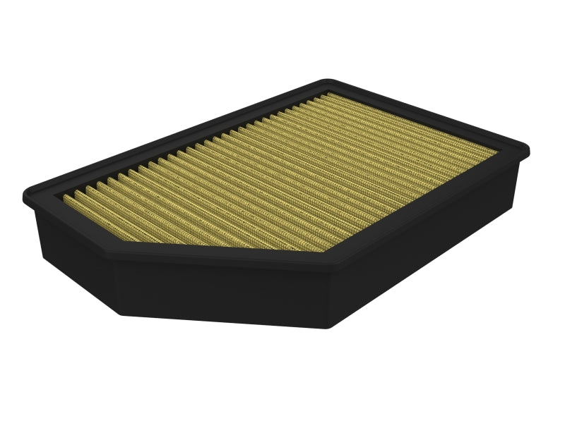 afe Magnum FLOW OE Replacement Air Filter for GM Diesel Trucks 20-25 V8-6.6L L5P, featuring a pleated design for optimal airflow.
