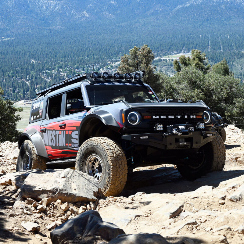 Superwinch 10000 LBS 12V DC 3/8in x 54ft Synthetic Rope Scorpion 10000SR Winch - Black Powdercoat