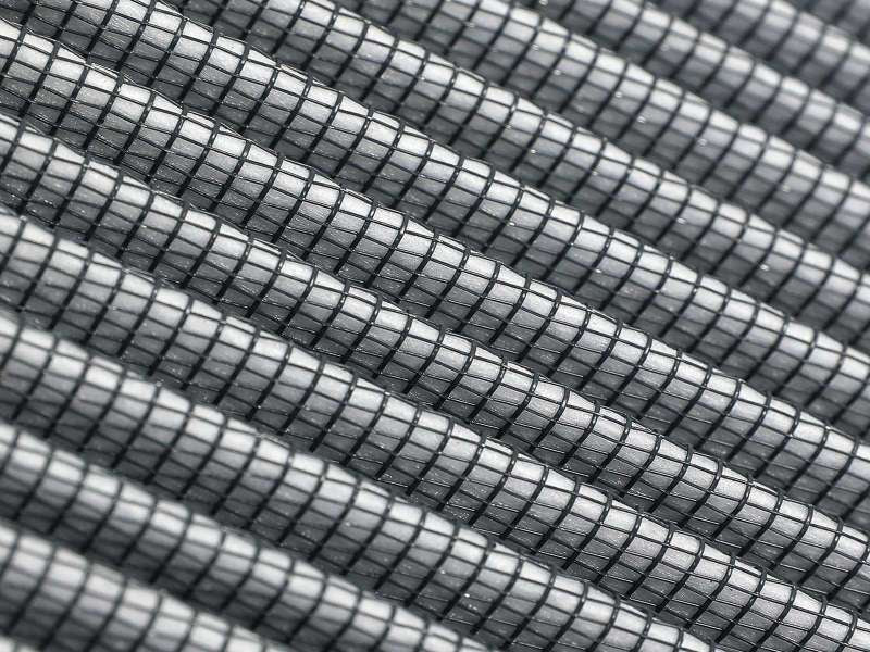 Close-up of aFe Magnum FLOW Pro Dry S Air Filter for 2013-2018 Toyota Rav4 2.5L, showcasing its durable filtration material.