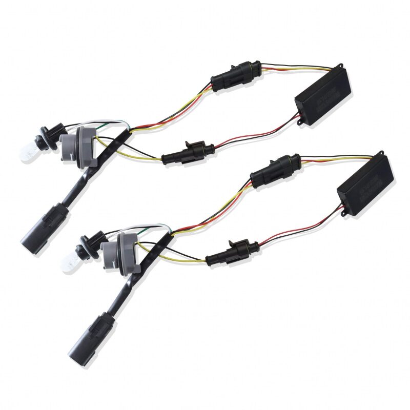 AlphaRex tail light converters for 2019-2022 Dodge Ram 2500/3500, enabling stock LED tail light upgrades.