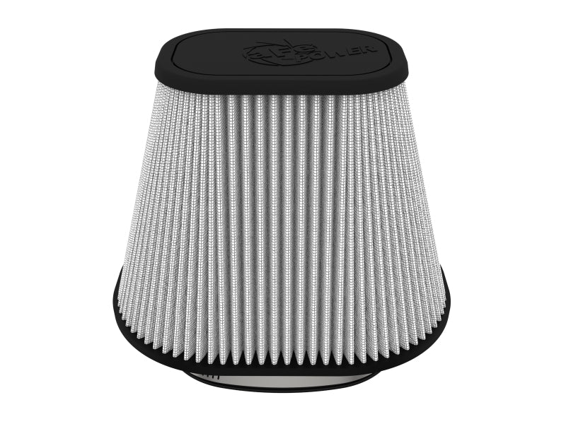 afe Track Series replacement air filter featuring a conical design, optimized for enhanced airflow and performance.