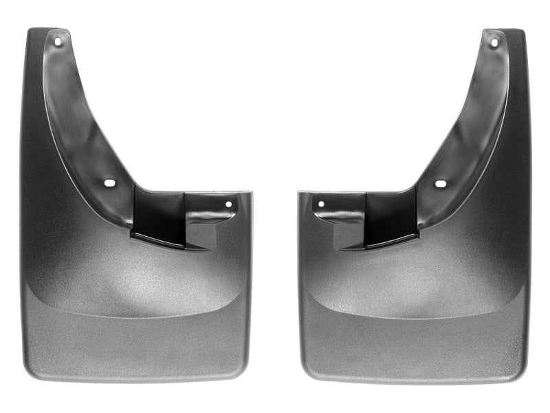 WeatherTech 06+ Dodge Ram Dually No Drill Mudflaps - Black