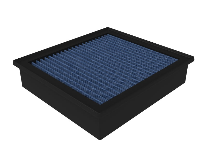 AFE Magnum FLOW OE replacement air filter designed for Isuzu D-Max 12-24 L4-3.0L, featuring a blue filter media in a black frame.