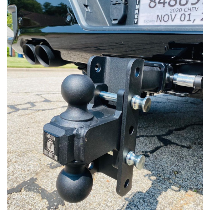 BulletProof Hitches 2.0" Heavy Duty 4" Drop/Rise Hitch Model HD204