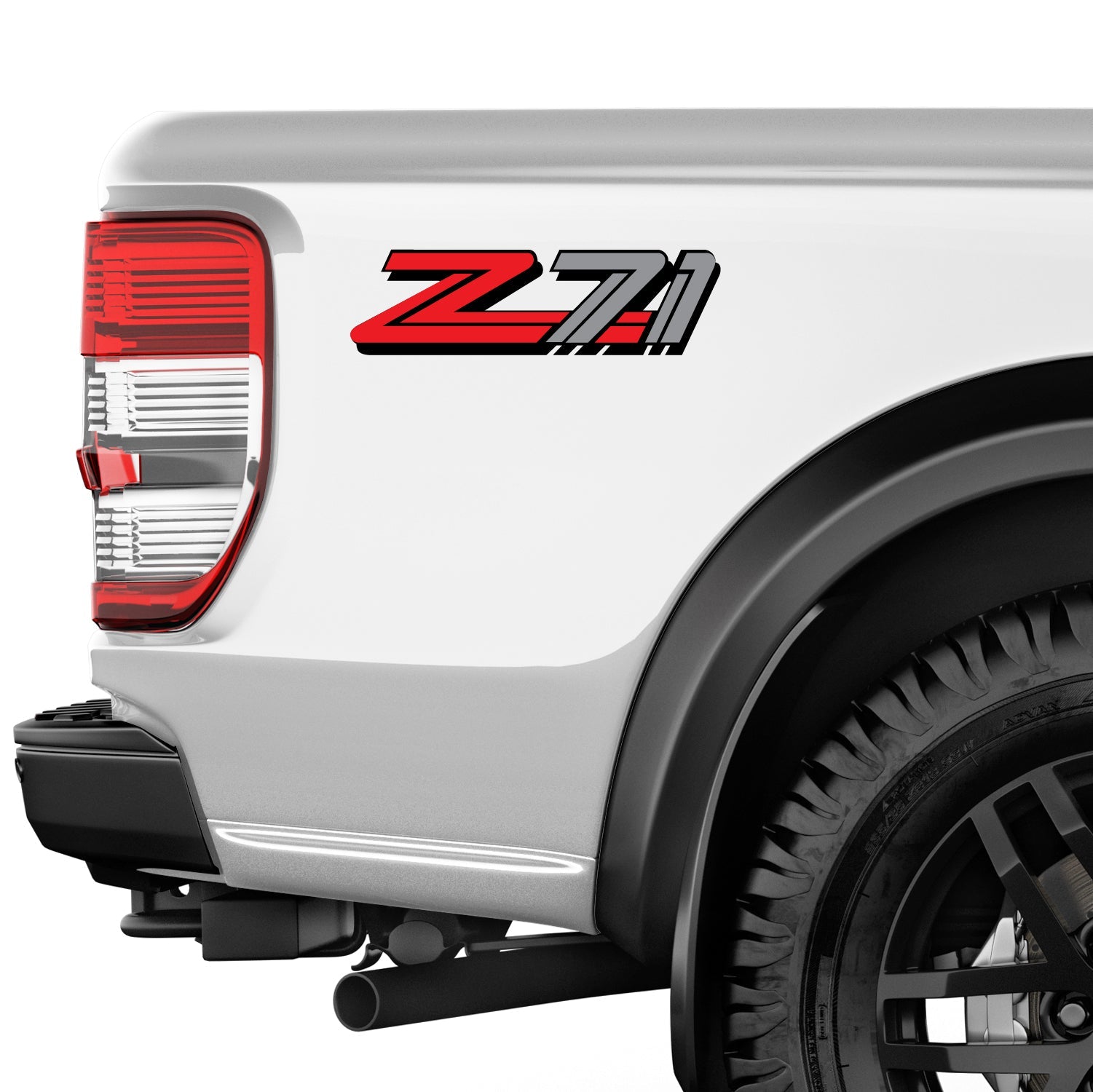 Z71 Offroad Decals Stickers for Chevy Silverado Z71 2001-2006 Bed Side 1500 2500