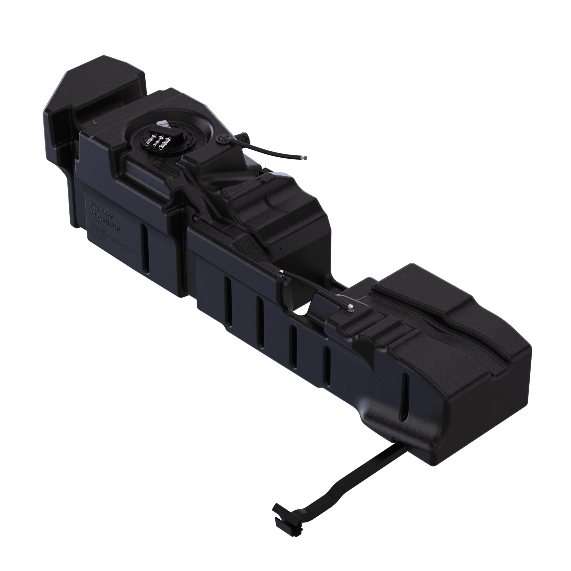 62-gallon replacement fuel tank designed for 2001-2004 GM Duramax 6.6L LB7 Crew Cab Short Bed trucks. Durable and efficient.