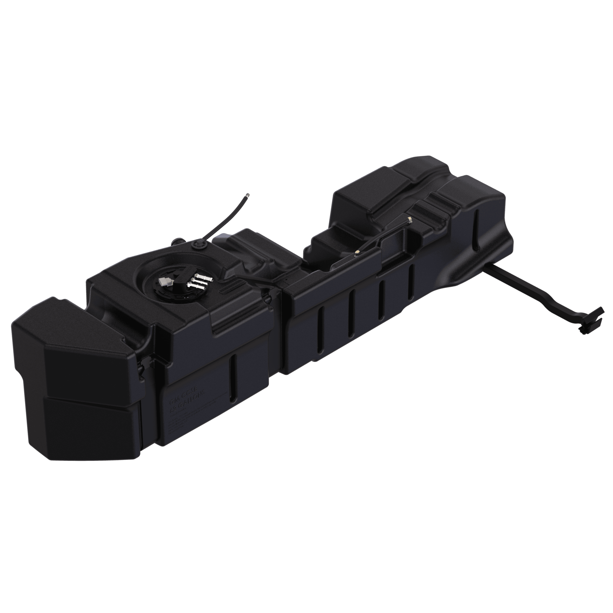 62-gallon replacement fuel tank designed for 2001-2004 GM Duramax 6.6L LB7 Crew Cab Short Bed vehicles. Durable and reliable.