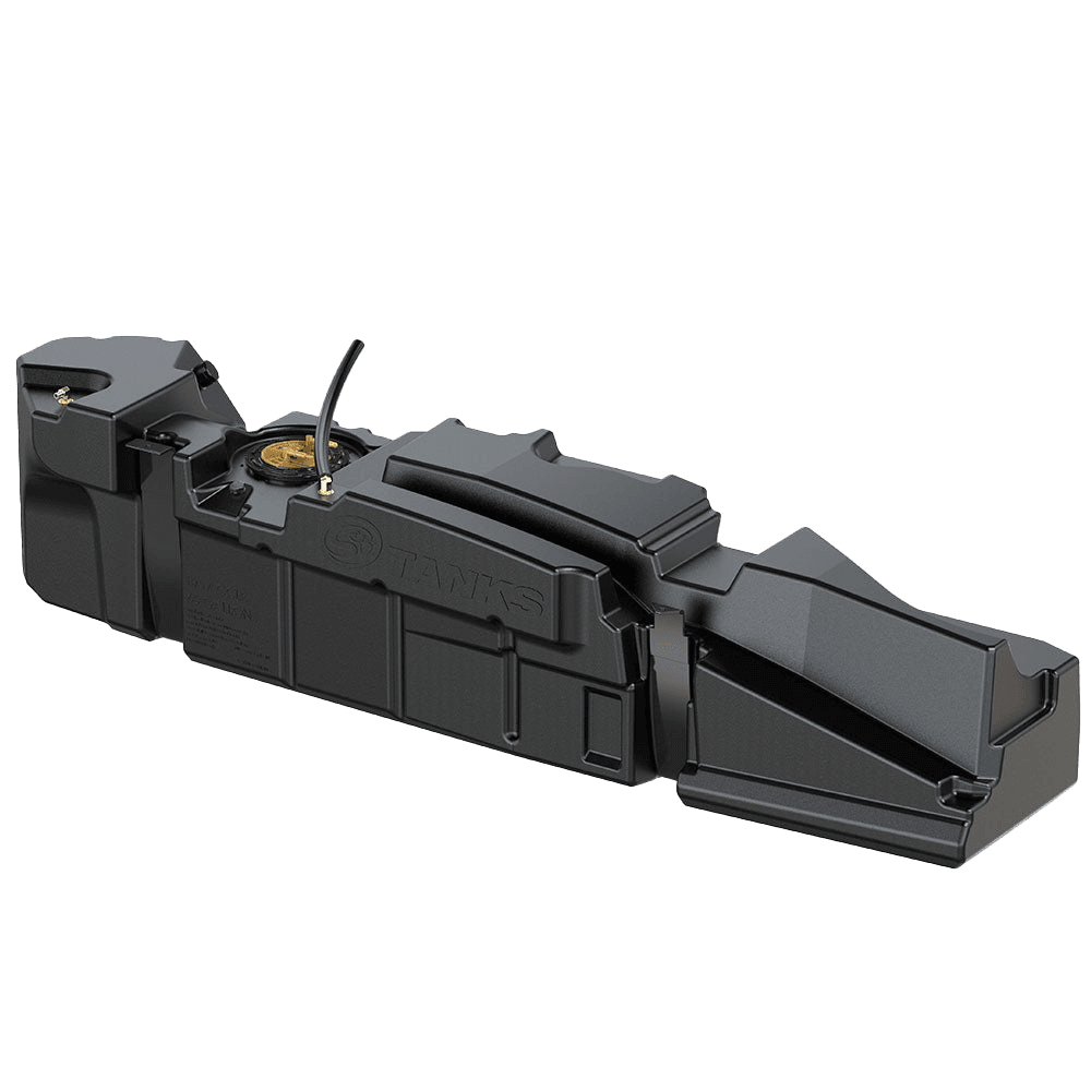 60-gallon replacement fuel tank designed for 2013-2024 Dodge Ram Cummins 6.7L Crew Cab Long Bed vehicles. Durable and efficient.