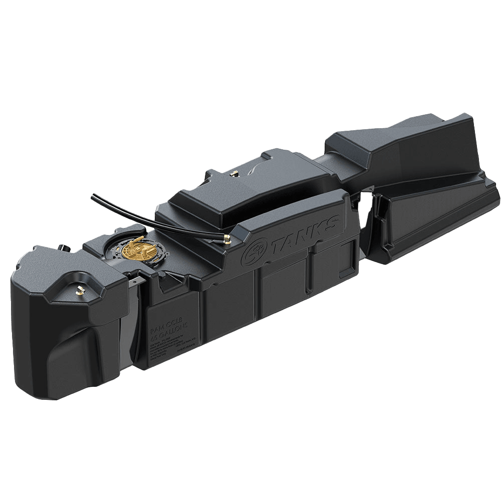 60-gallon replacement fuel tank designed for 2013-2024 Dodge Ram Cummins 6.7L Crew Cab Long Bed vehicles. Durable and efficient.