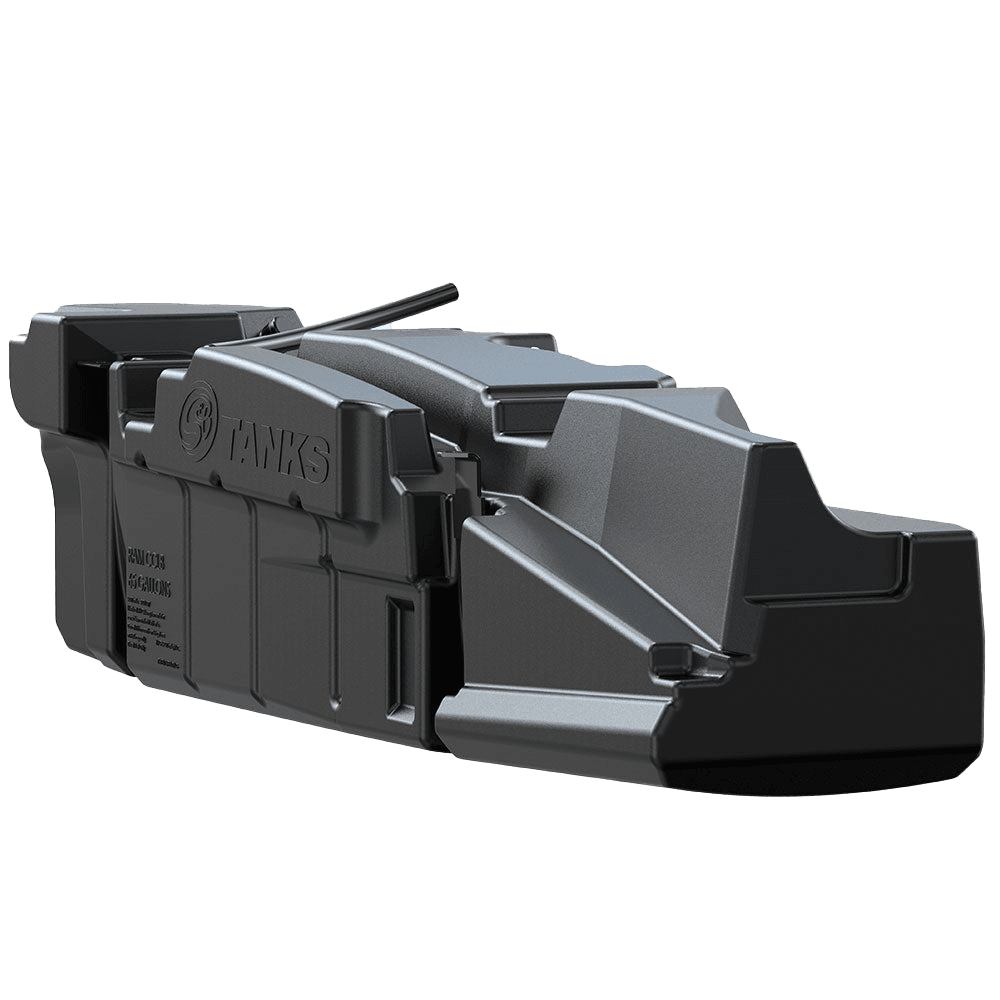60-gallon replacement fuel tank designed for 2013-2024 Dodge Ram Cummins 6.7L Crew Cab Long Bed vehicles. Durable construction.