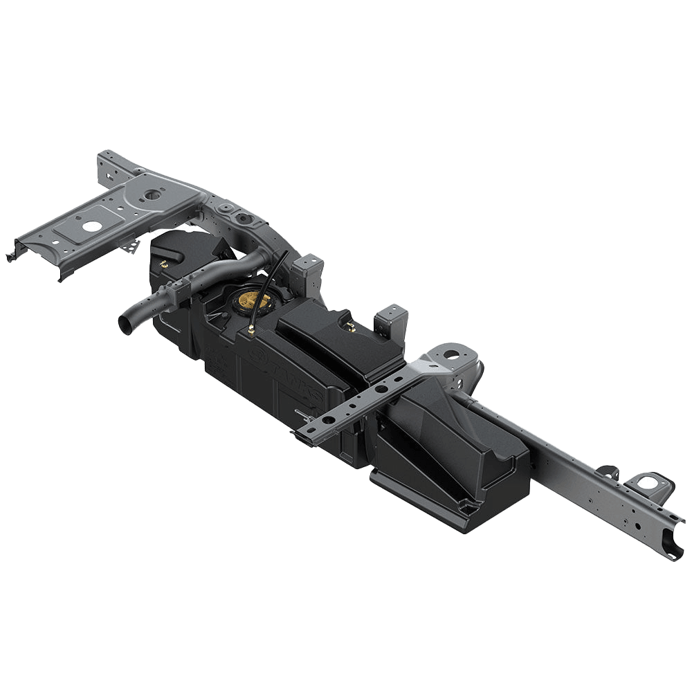 60-gallon replacement fuel tank for 2013-2024 Dodge Ram Cummins 6.7L Crew Cab Long Bed, designed for durability and performance.