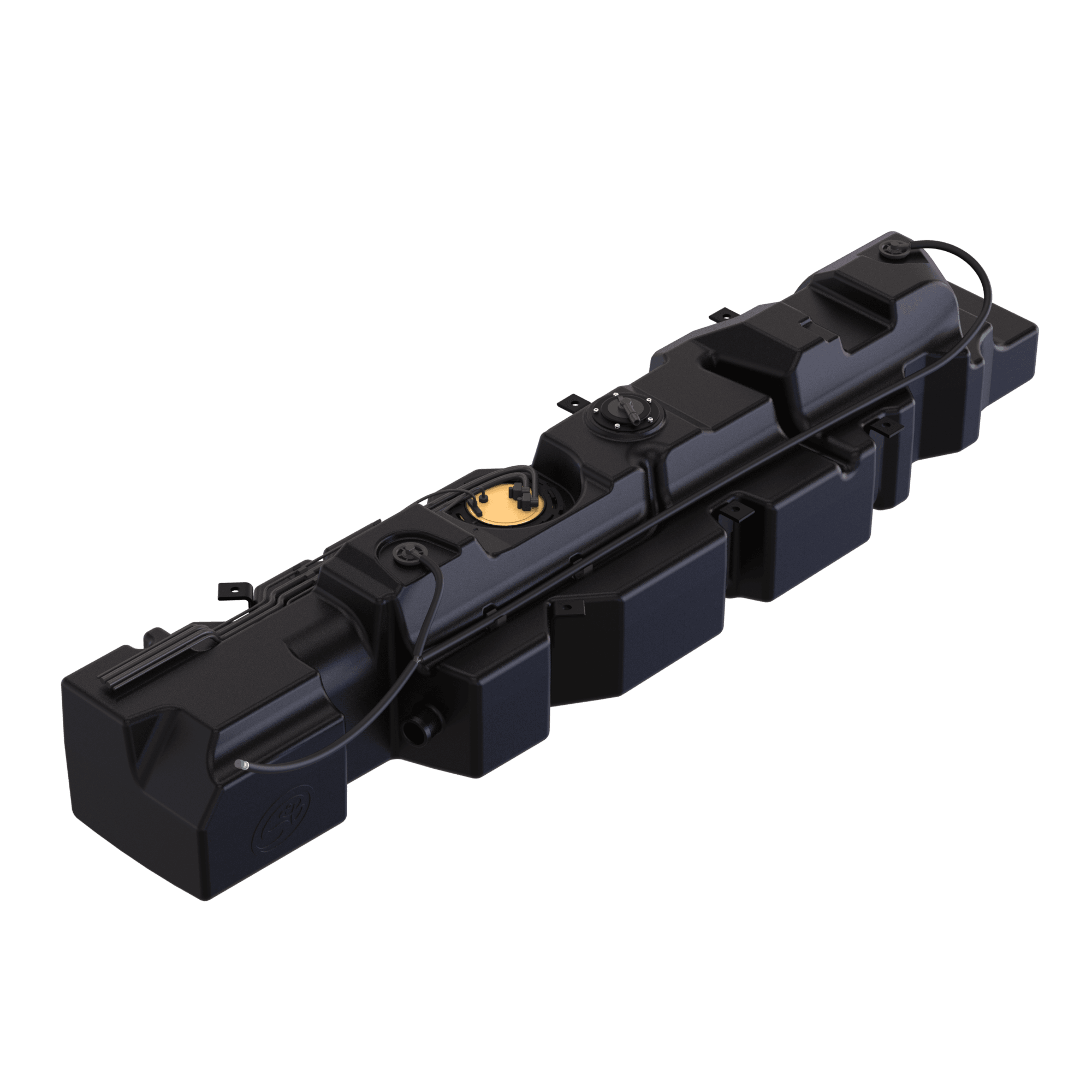 40-gallon replacement fuel tank for 2019-2024 Winnebago Revel and 2022-2023 Entegra Launch, designed for 4WD chassis.