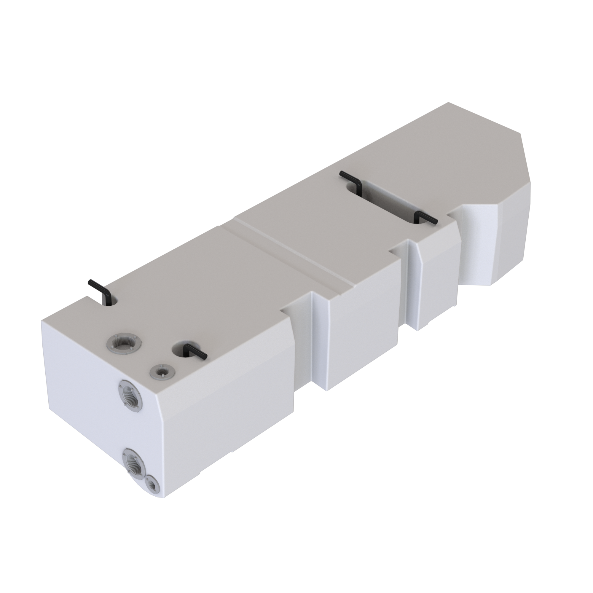 22-gallon undercarriage fresh/grey water tank for 2015-2025 Ford Transit 148" and 148" EXT models. Durable design for optimal fit.