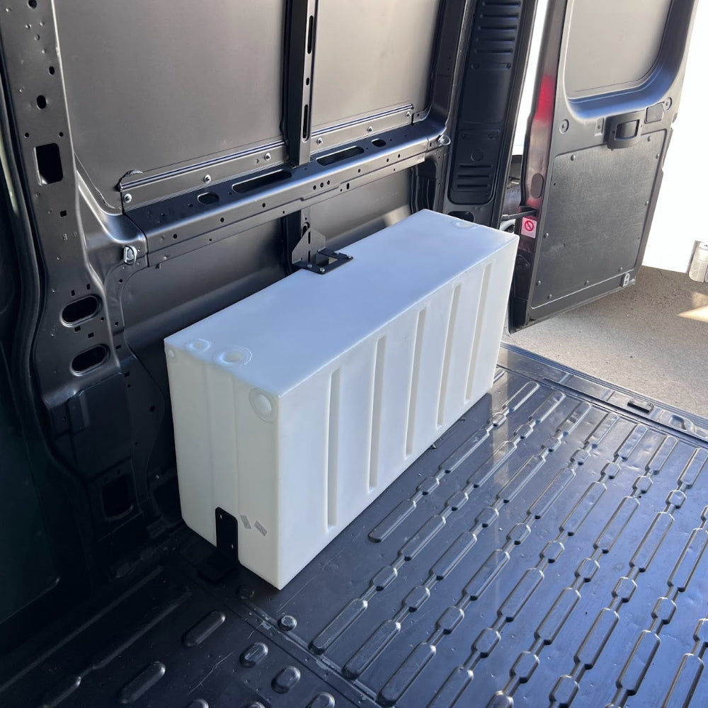 39 Gallon Wheel Well Water Tank For 2013-2025 Dodge / Ram Promaster 1500, 2500, 3500 136", 159", And 159" EXT (Both Sides)
