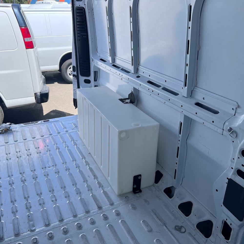 39 Gallon Wheel Well Water Tank For 2013-2025 Dodge / Ram Promaster 1500, 2500, 3500 136", 159", And 159" EXT (Both Sides)
