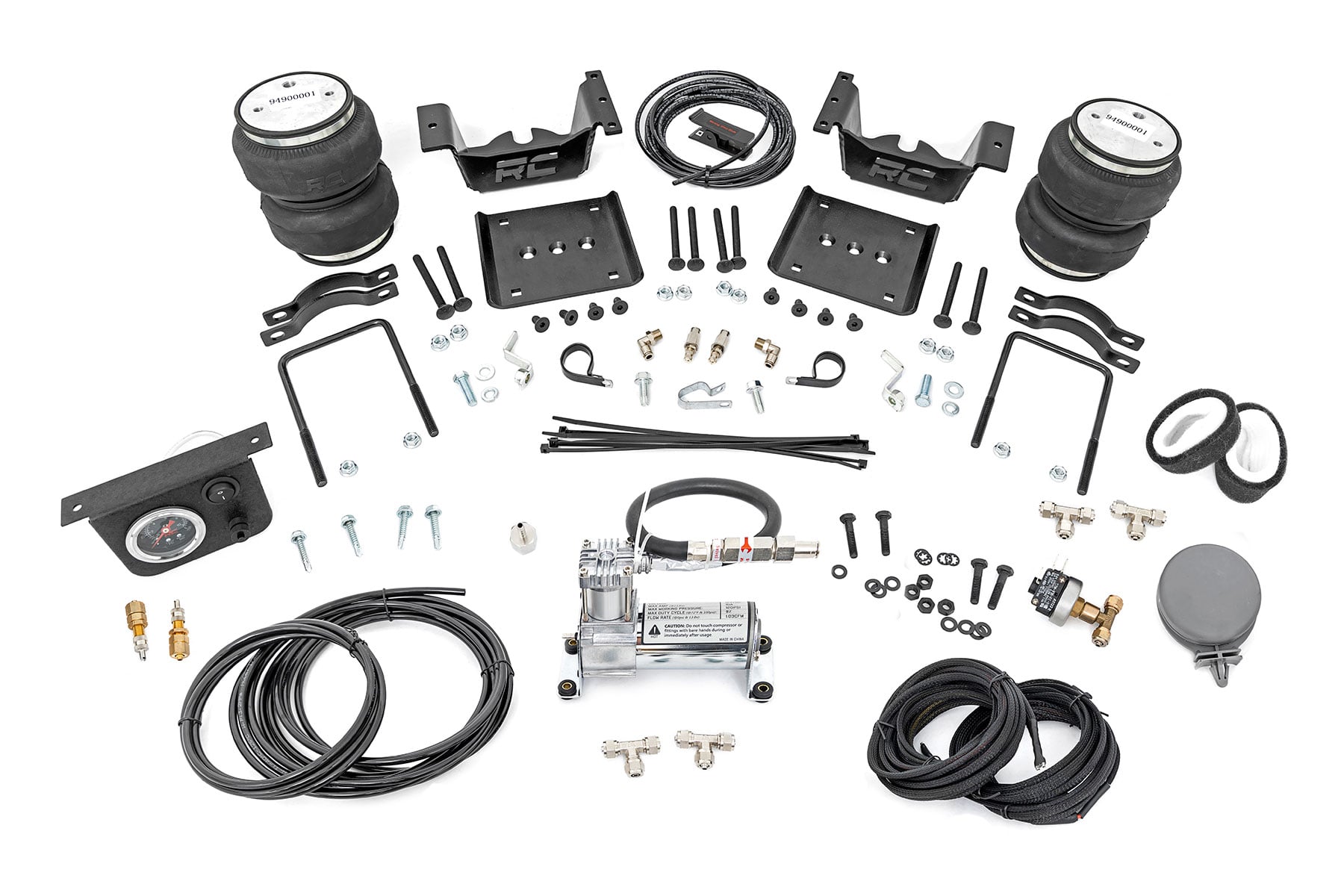 Air Spring Kit w/compressor Silverado/Sierra 1500 (07-18 & Classic) Rough Country