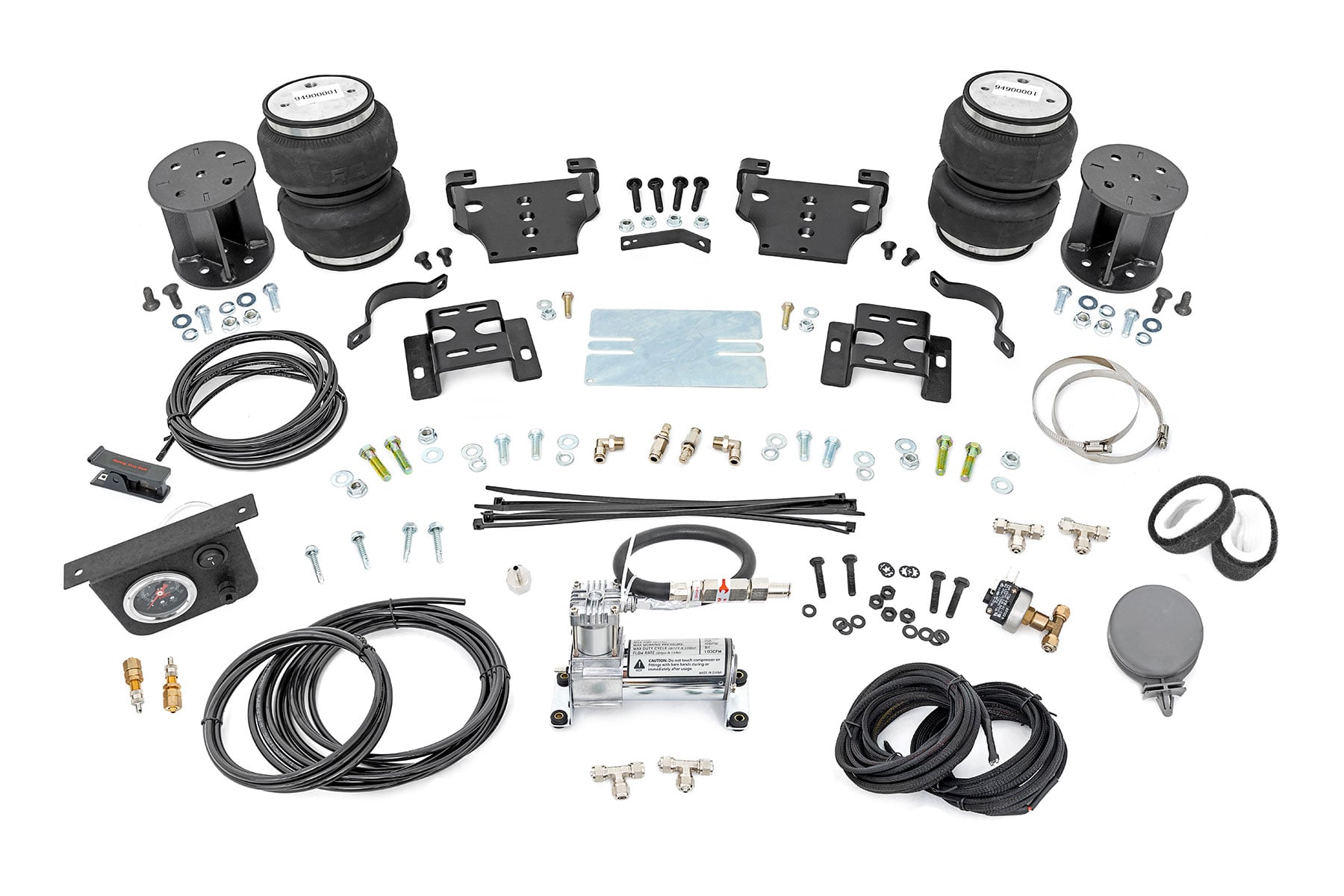Air Spring Kit w/compressor 6 Inch Lift Kit Silverado/Sierra 2500HD (01-10) Rough Country