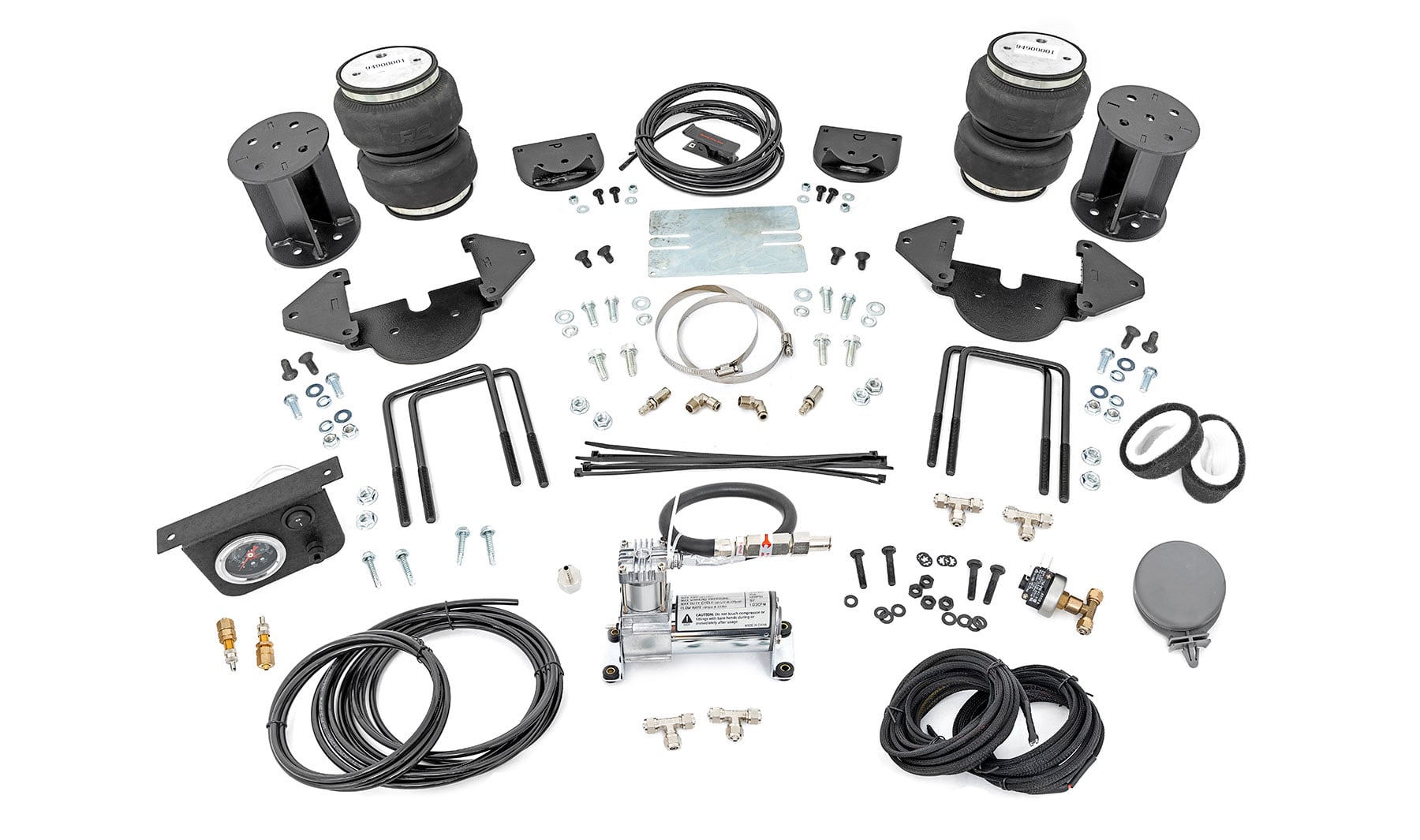 Air Spring Kit w/compressor 4-6 Inch Lift Kit Silverado/Sierra 1500 (19-26) Rough Country