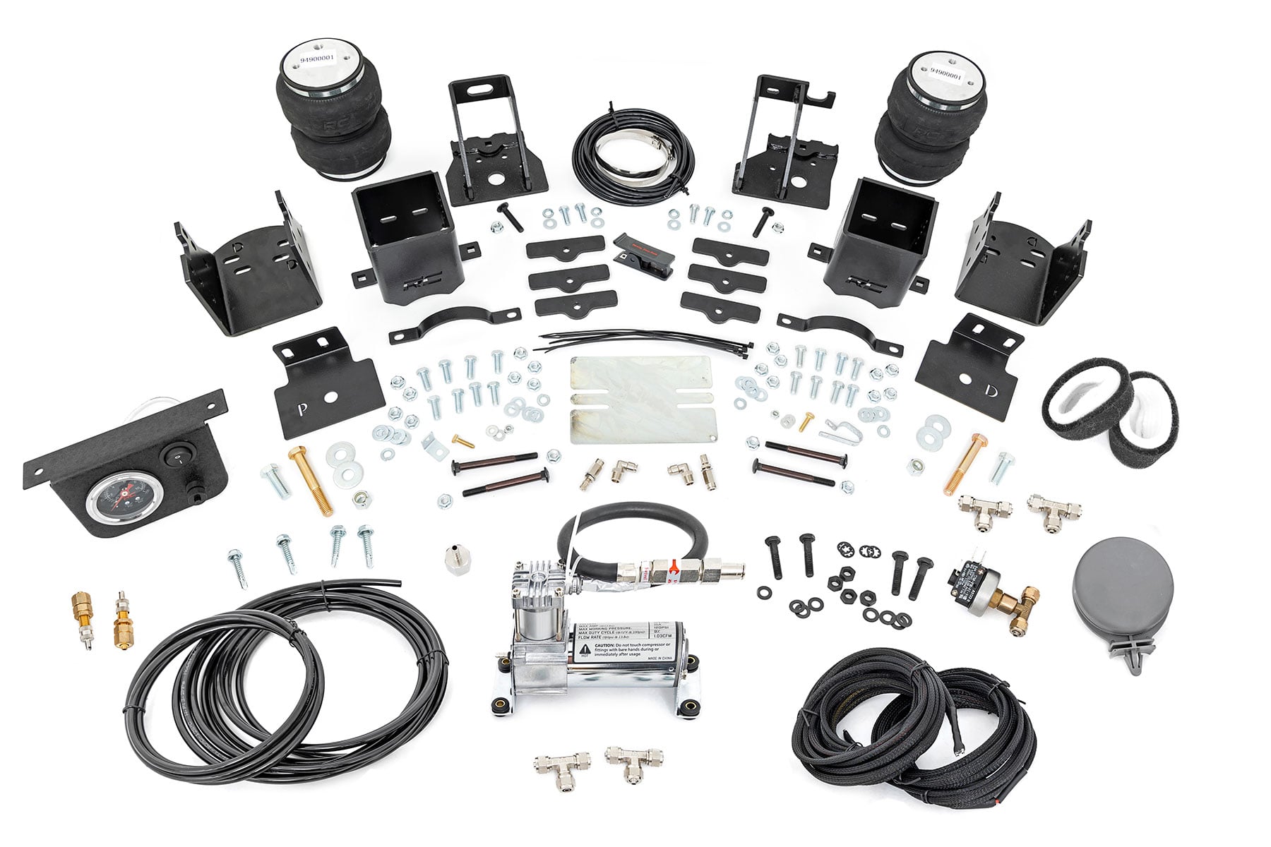 Air Spring Kit w/compressor Ford F-250/F-350 Super Duty 4WD (2005-2016) Rough Country