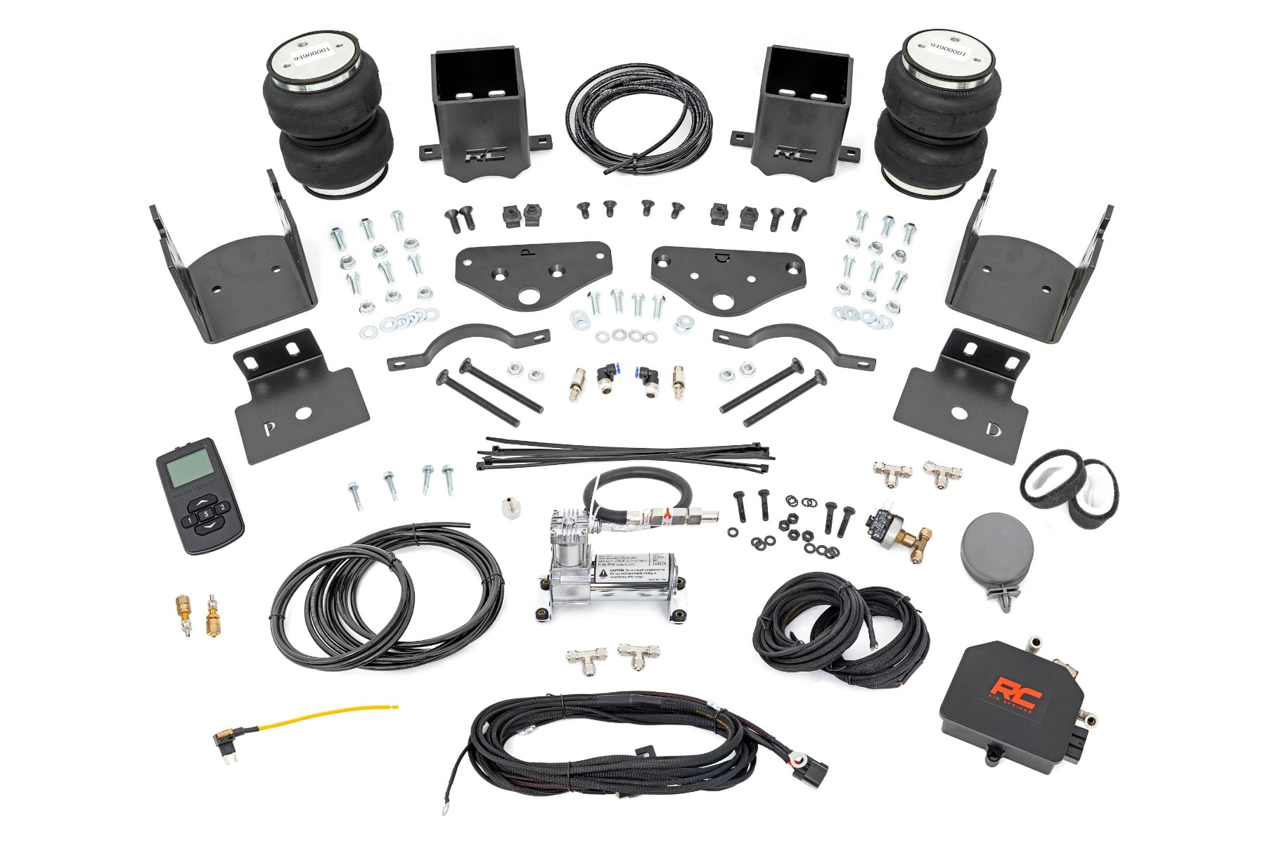 Air Spring Kit w/compressor Wireless Controller Ford F-250/F-350 Super Duty (17-22) Rough Country
