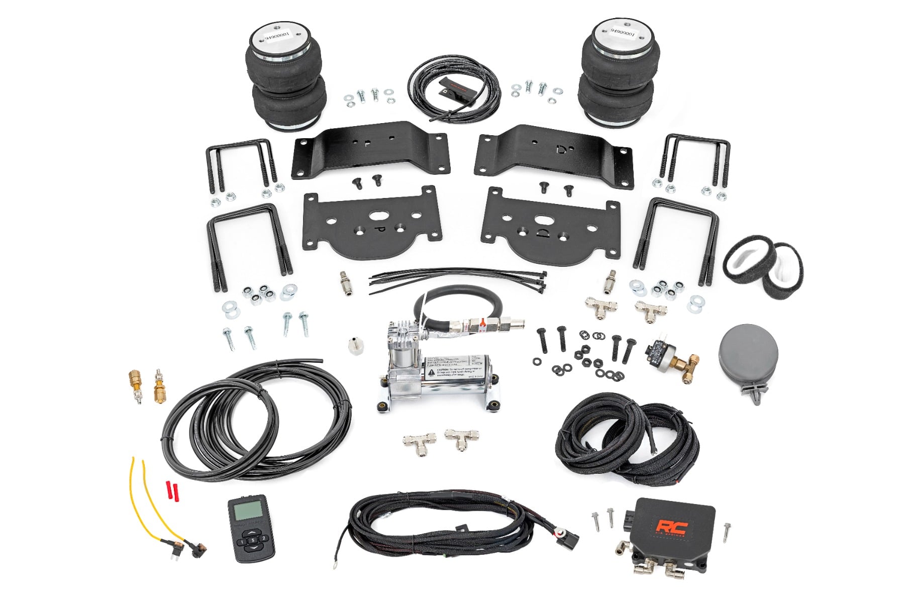 Air Spring Kit w/compressor Wireless Controller 0-6 Inch Lifts Toyota Tundra (07-21) Rough Country