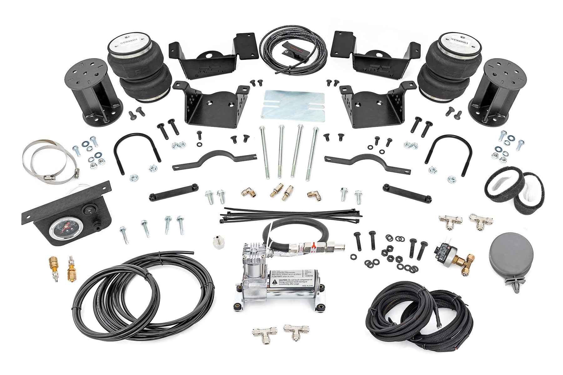 Air Spring Kit w/compressor 7 Inch Lift Kit Silverado/Sierra 2500HD/3500HD (20-26) Rough Country