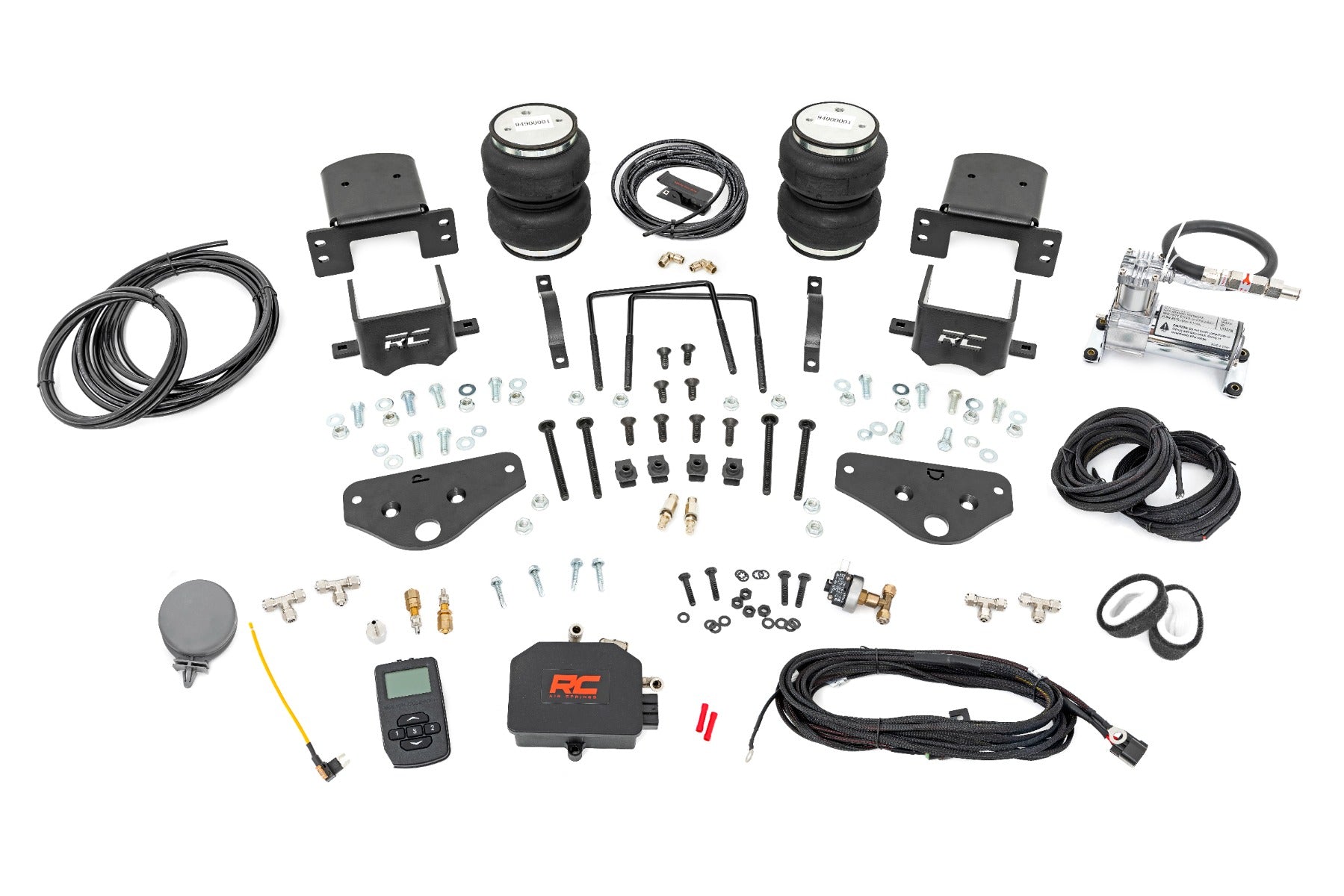 Air Spring Kit w/compressor Wireless Controller Ford F-250/F-350 Super Duty (17-26) Rough Country