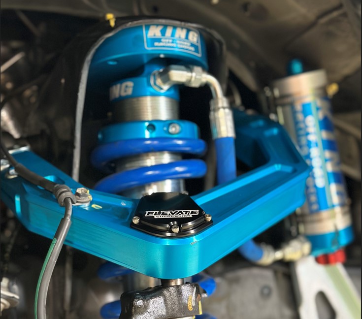 ELEVATE Suspension Billet Uniball UCA | Fits 05-23 Toyota Tacoma | KING Blue