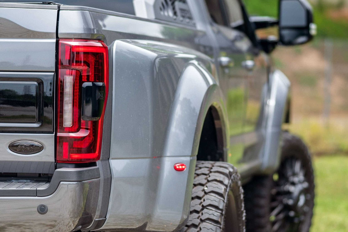 Morimoto XB LED Tails: Ford Super Duty (17-22) (Pair / BLIS / Red Lens)