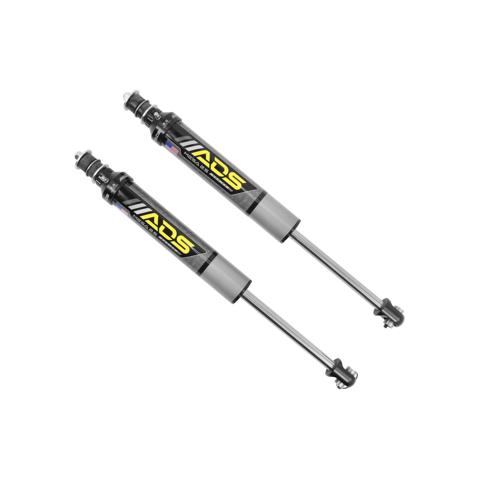 2005-2022 Ford F-250 Super Duty 2005-2022 Ford F-350 Super Duty Mesa 2.5 inch Shocks Front 17.41 Inch Collapsed 26.91 Inch Extended ADS Shocks