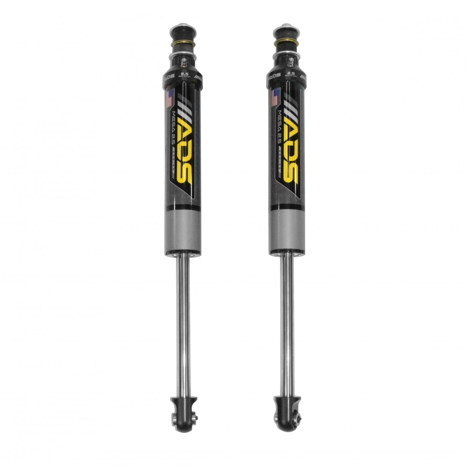 2014-2024 Ram 2500 2013-2024 Ram 3500 Mesa 2.5 inch Shocks Front 16.6 Inch Collapsed 26.1 Inch Extended ADS Shocks