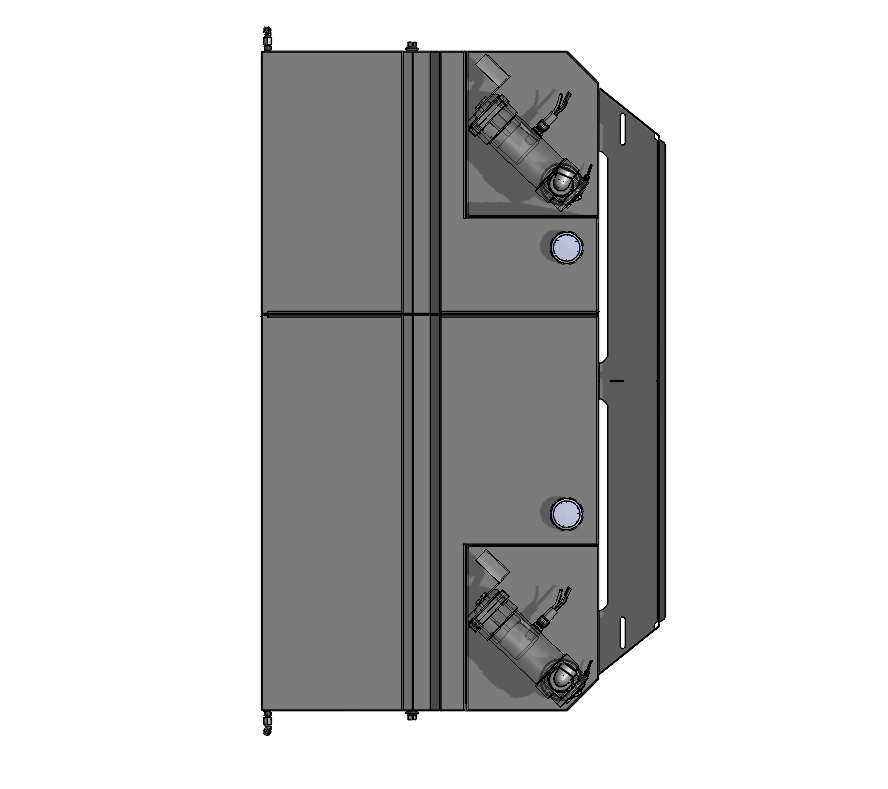 100 Gal. Dual Cell Fuel Transfer Tank