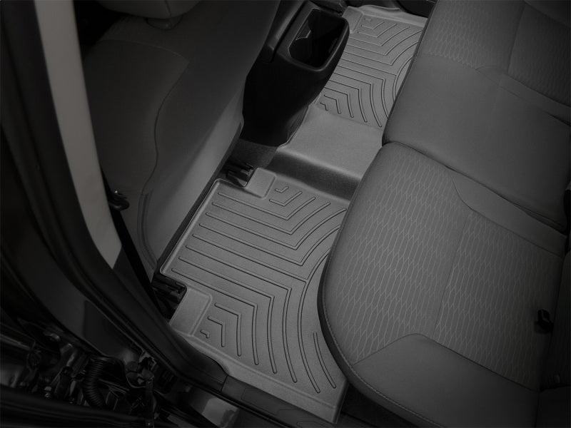 WeatherTech 16-23 Toyota Tacoma Double Cab Rear FloorLiner - Black
