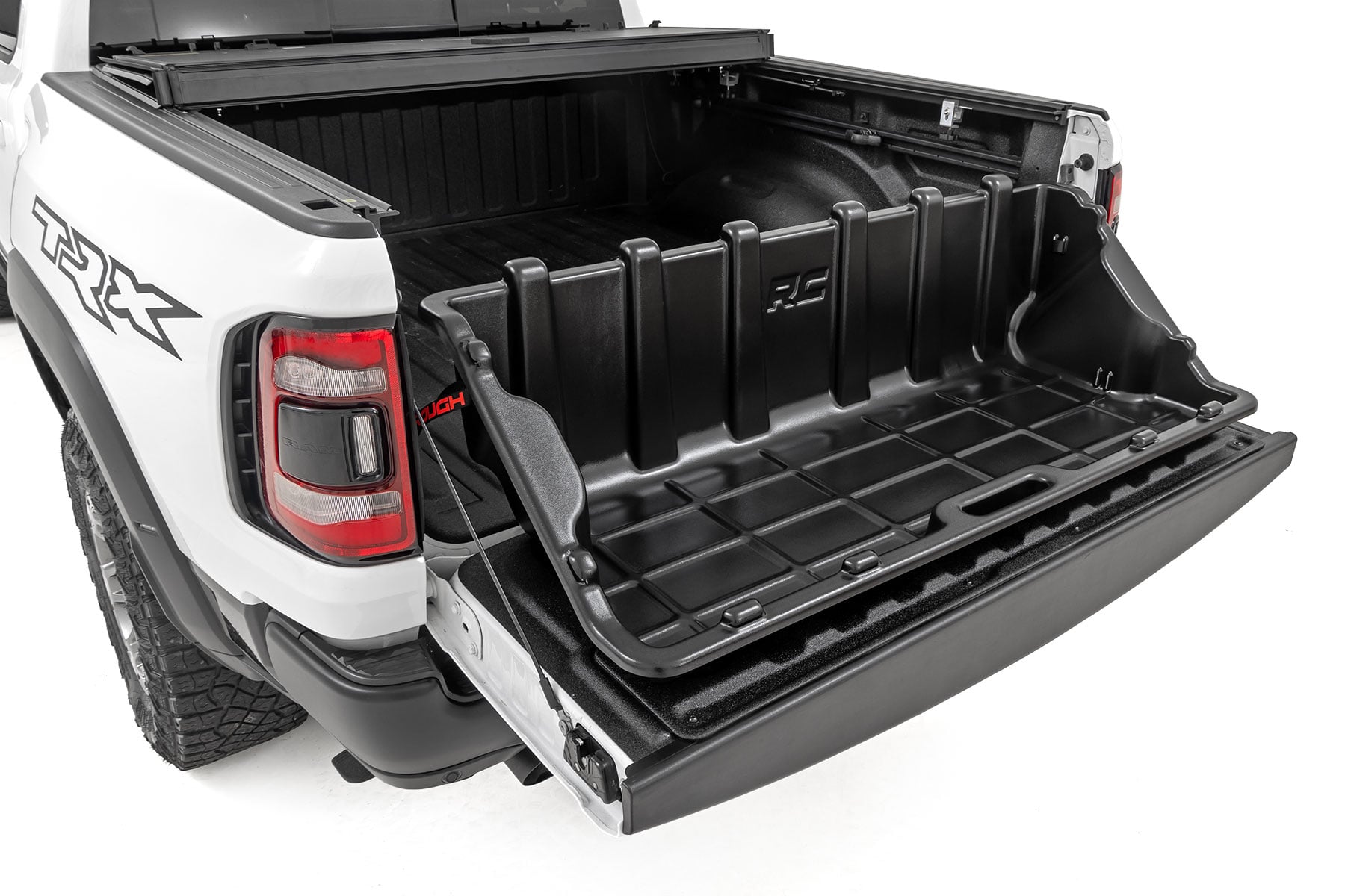 Truck Bed Cargo Storage Box Easy Access 56 Inch Wide Fits Full-Sized Trucks Rough Country