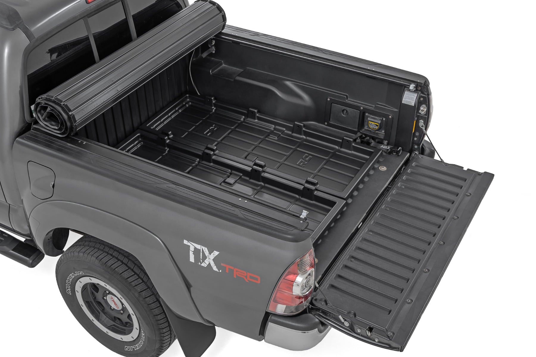 Truck Bed Cargo Storage Tray Mid-Size Bed Storage Tray Easy Access Rough Country