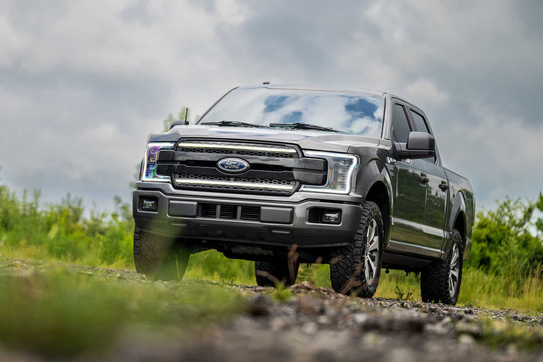 FORD F150 (2018-2020): MORIMOTO XBG LED DRL GRILLE (White or Amber)