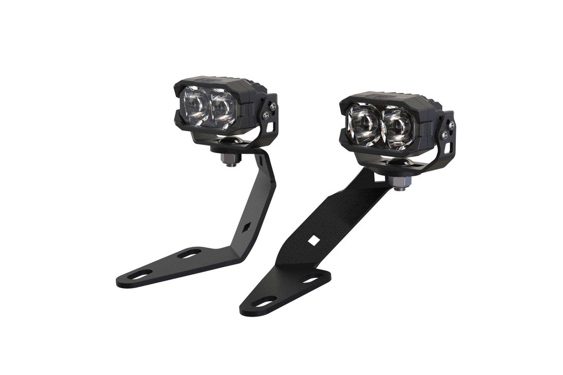 MORIMOTO 2BANGER LED A-PILLAR SYSTEM/DITCH LIGHTS: TOYOTA TACOMA (2016-2023)