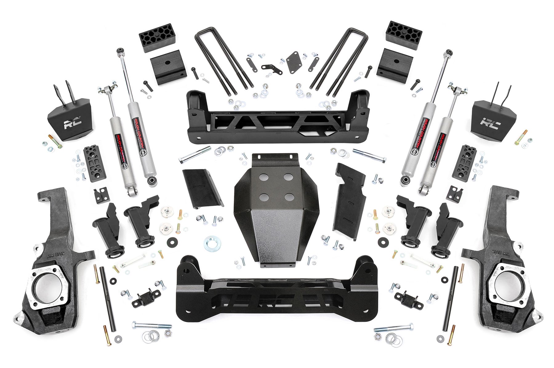 5 Inch Lift Kit Torsion Drop Silverado/Sierra 2500HD/3500HD (11-19) Rough Country