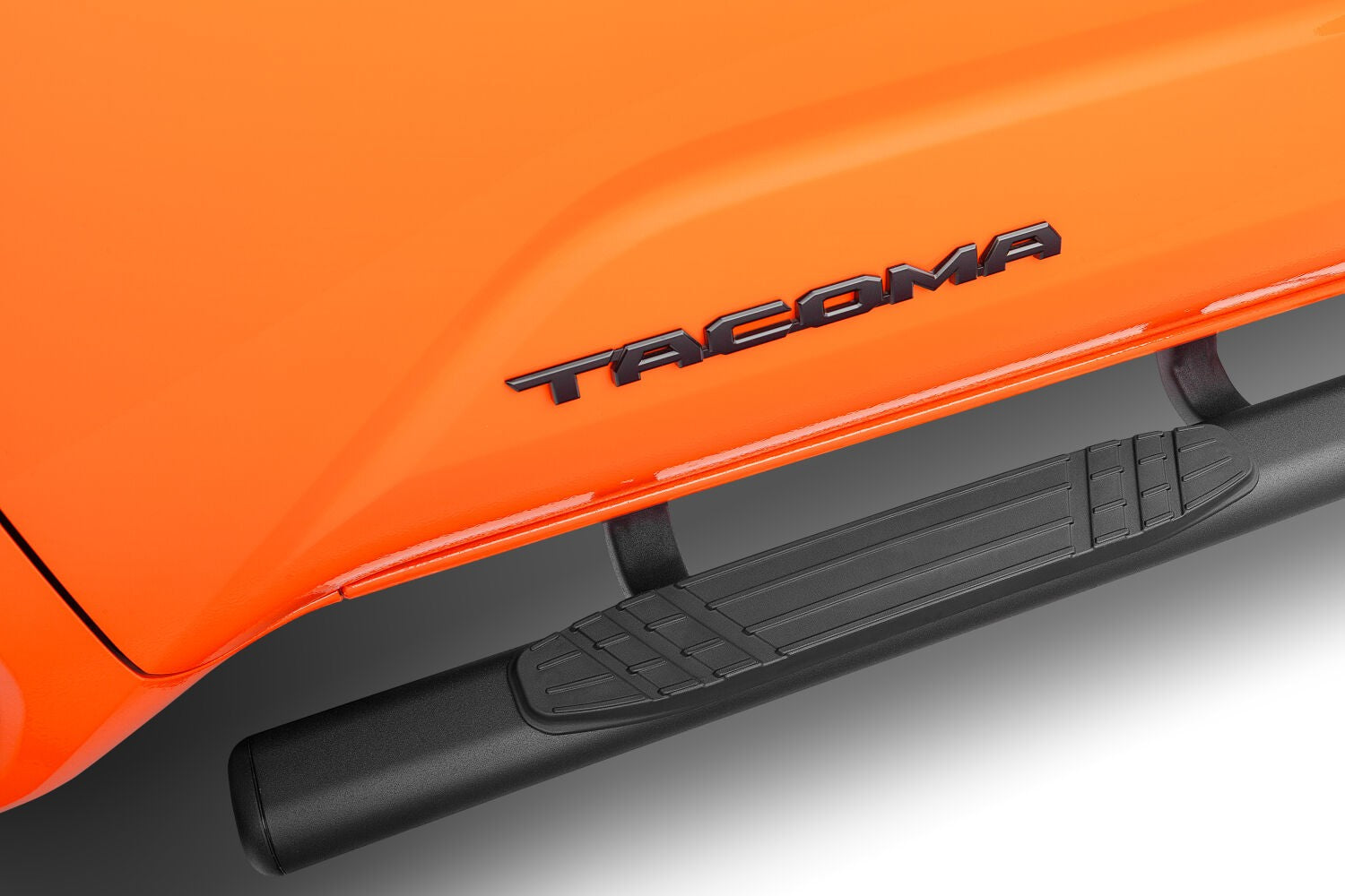 4 Inch 1000 Series SideSteps & Bracket Kit Textured Black 2024-2026 Toyota Tacoma Go Rhino