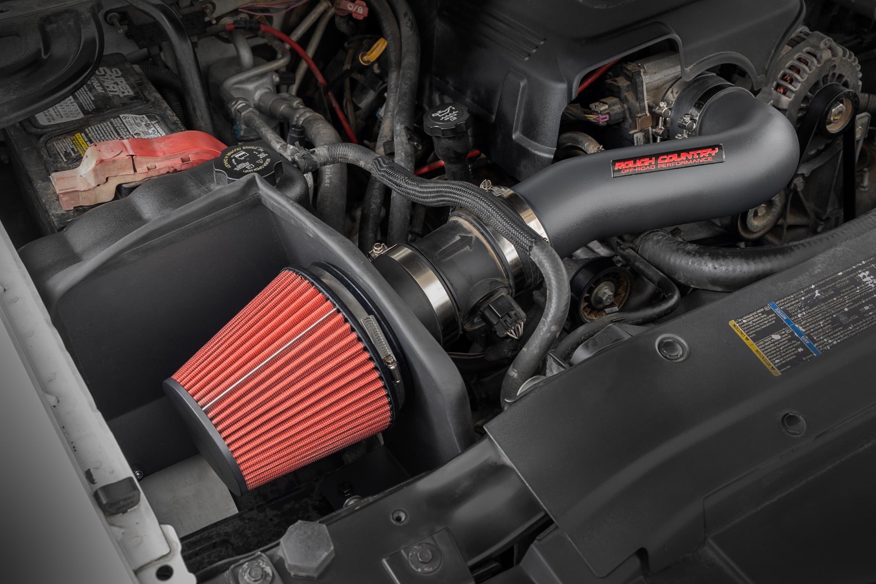Cold Air Intake Kit 4.8L 5.3L 6.0L Chevy Silverado 1500 2WD/4WD (07-08) Rough Country