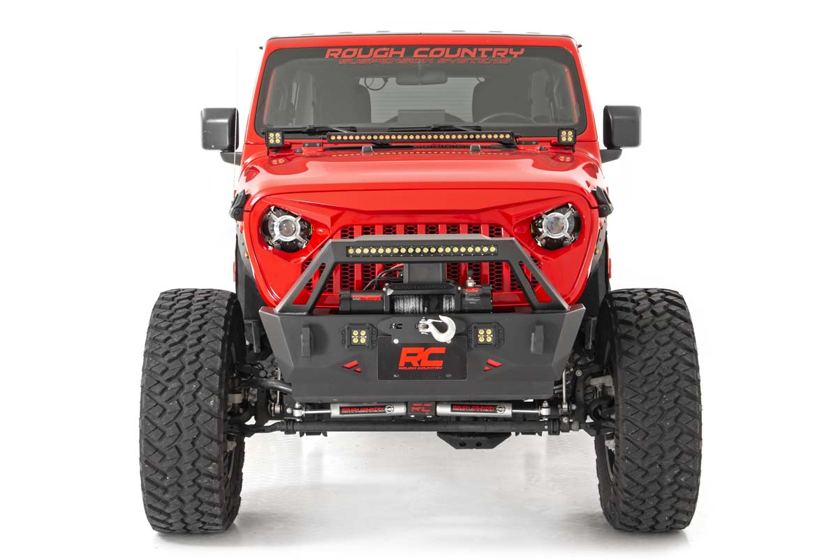 Replacement Grille Angry Eyes Jeep Gladiator JT/Wrangler JL 4WD (18-26) Rough Country