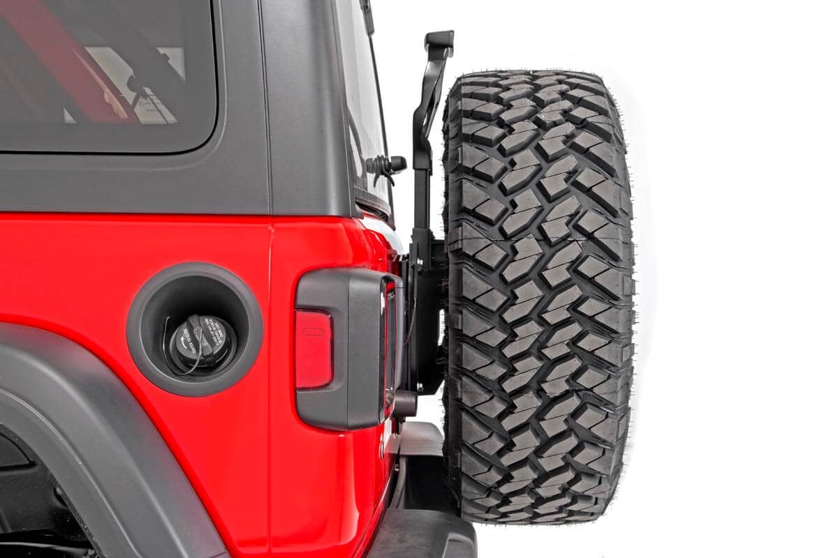 Tire Carrier Relocation Plate No Prox Jeep Wrangler JL (18-26)/Wrangler Unlimited (18-26) Rough Country