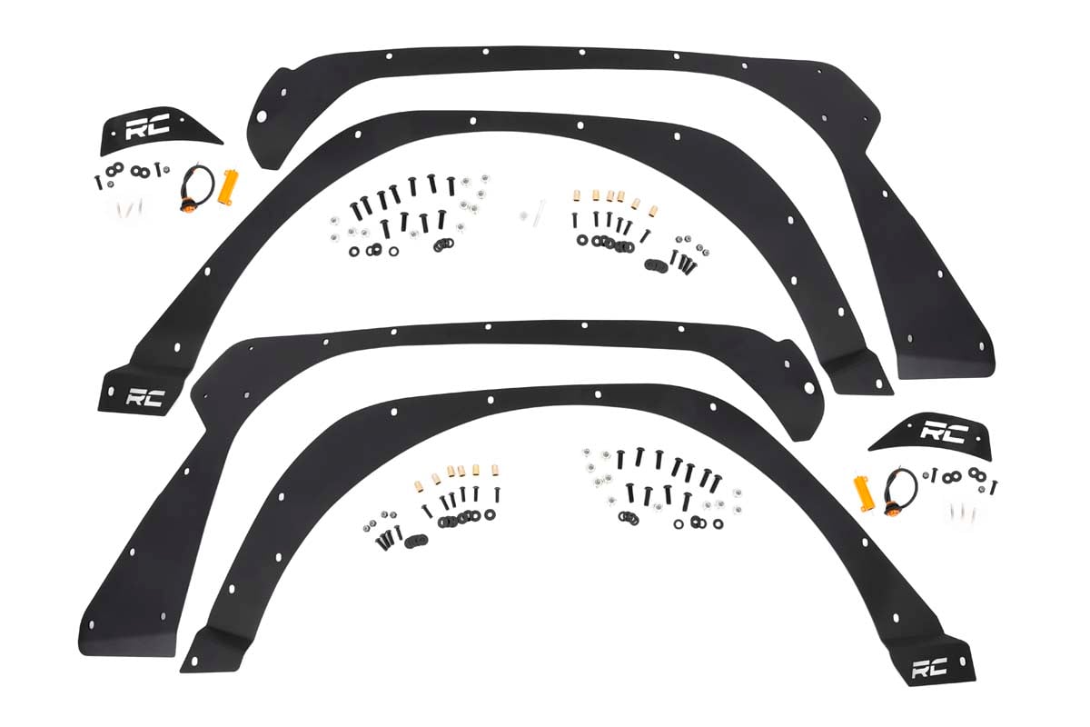 Fender Delete Kit FR & RR Jeep Wrangler JL (18-26)/Wrangler Unlimited (18-26) Rough Country