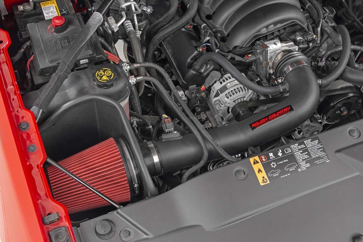 Cold Air Intake Kit 5.3L/6.2L Pre Filter Silverado/Sierra 1500 (14-18 & Classic) Rough Country
