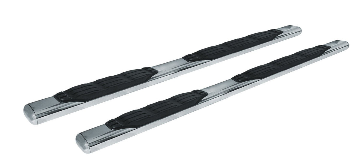 5 Inch 1000 Series Side Steps 73 Inch long Boards Only Polished Stainless Steel 2018-2026 Jeep Wrangler JL 2021-2025 Ford Bronco Go Rhino