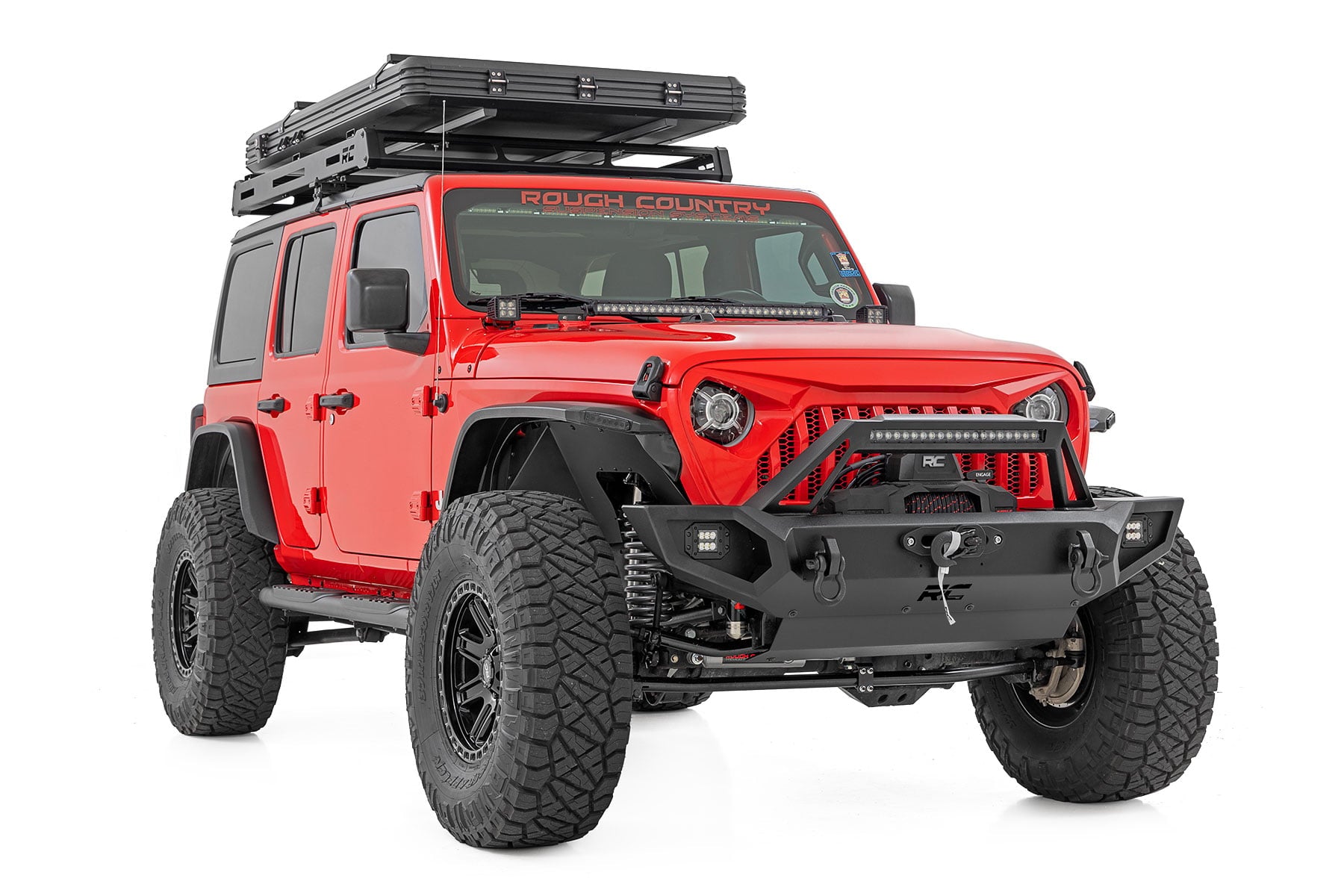 Front Winch Bumper Jeep Gladiator JT/Wrangler JK & JL/Wrangler Unlimited Rough Country