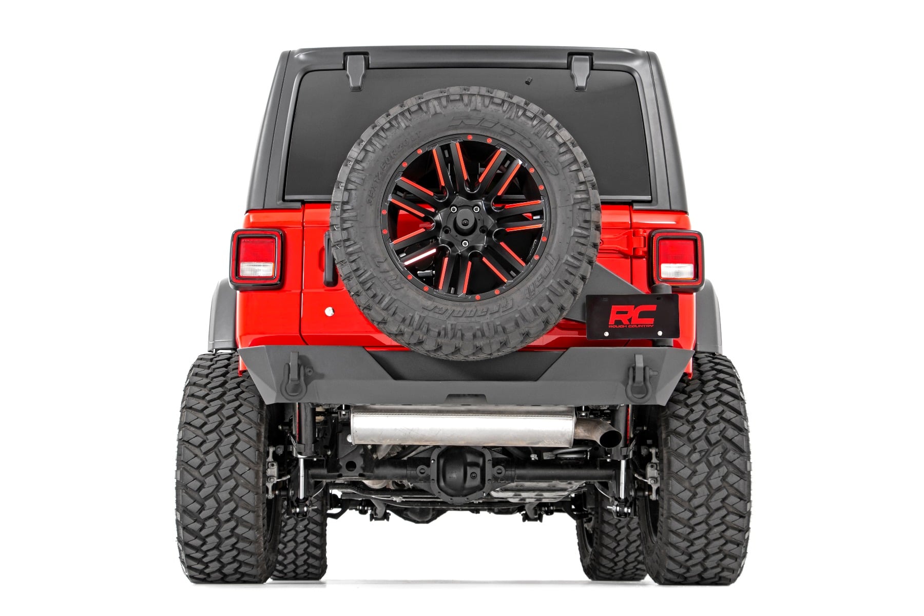 Rear Bumper Trail Tire Carrier Jeep Wrangler JL (18-26)/Wrangler Unlimited (18-26) Rough Country